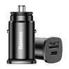 Baseus (30W) QC4+ / PPS / USB-PD (Type-C) Fast Car Charger for Phone / Tablet - Black
